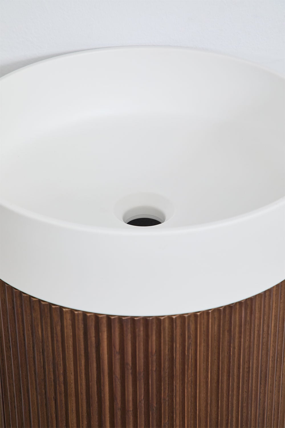 Conjunto de mueble de baño en madera con lavabo integrado Freia, imagen de galer&iacute;a 5