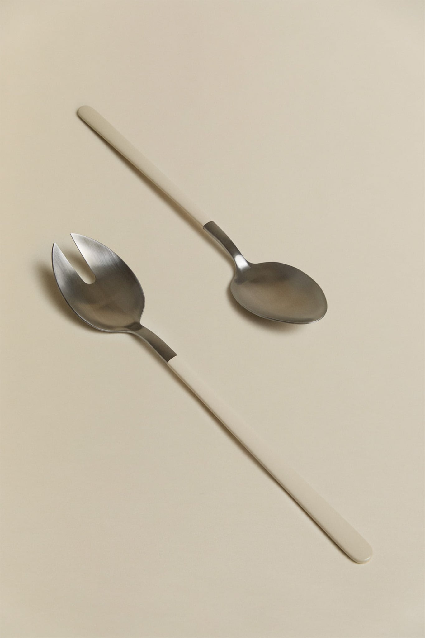 Set de 2 cubiertos para ensalada en acero inoxidable Cressida, imagen de galer&iacute;a 2