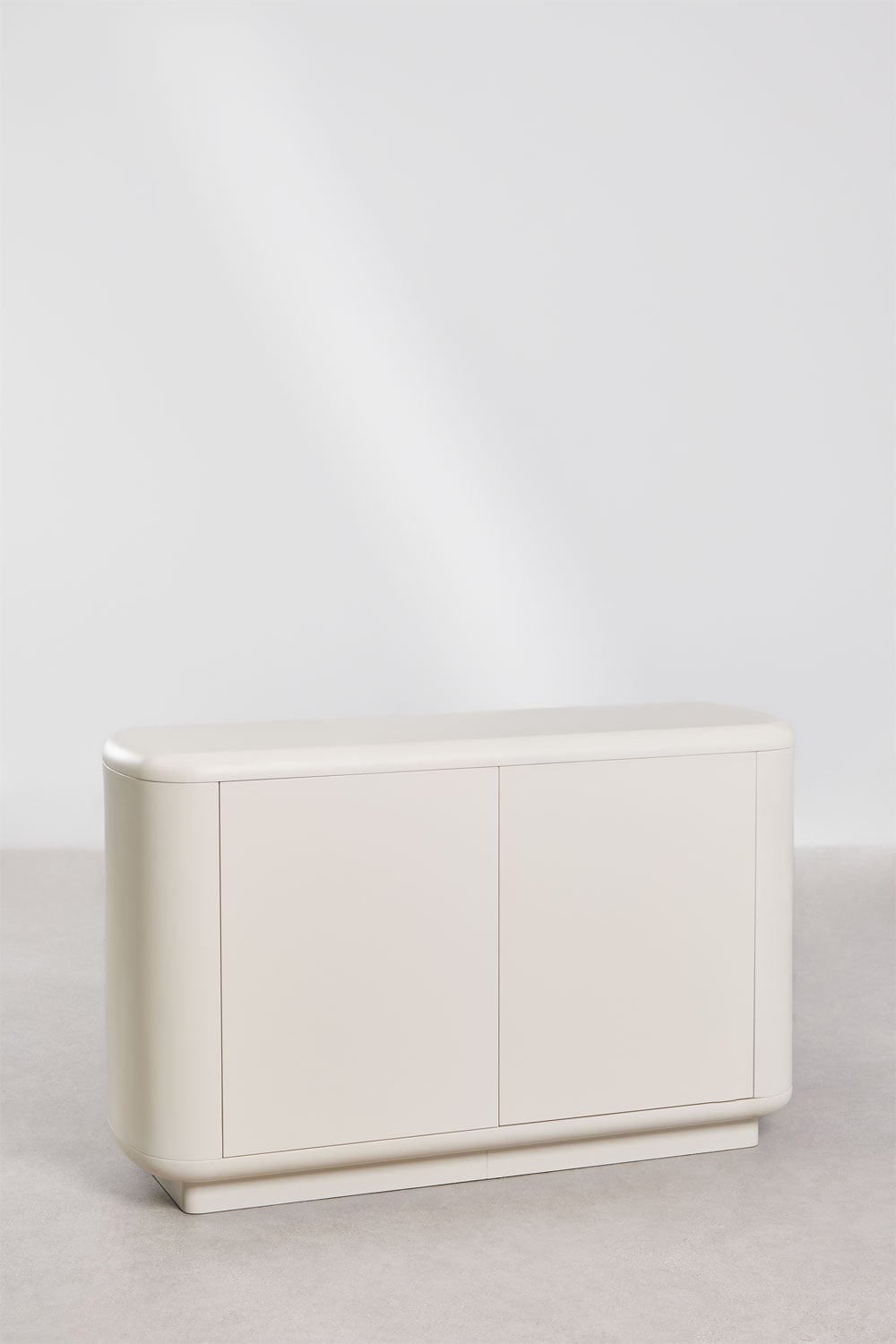 Aparador rectangular 120x40 cm en MDF blanco gardenia Cixila, imagen de galer&iacute;a 1