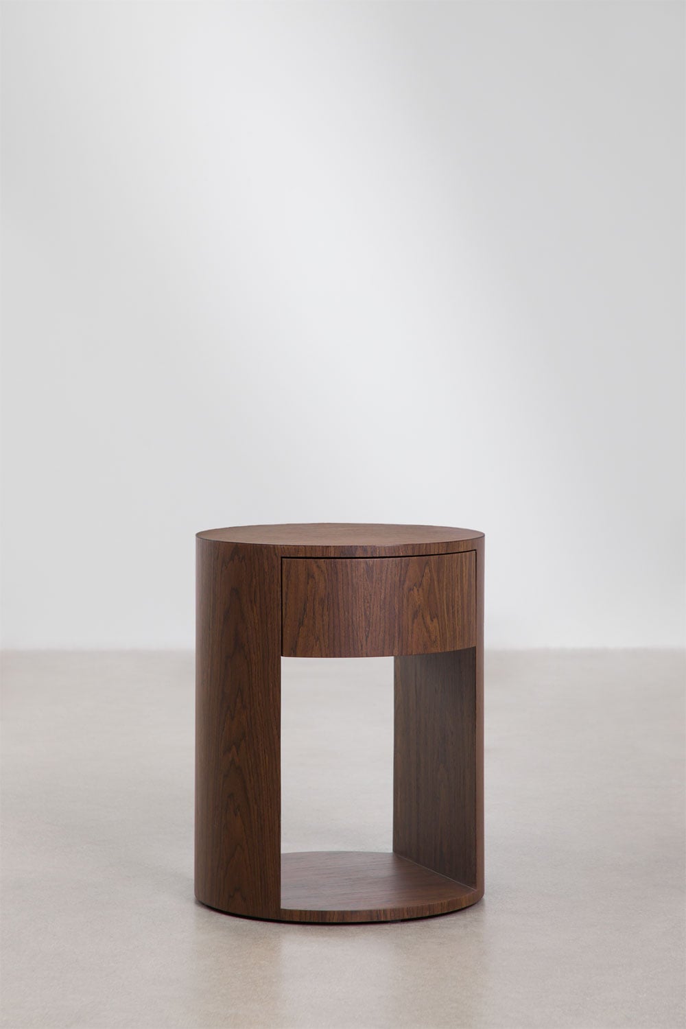 Mesa auxiliar redonda Ø40 cm en MDF Adrido, imagen de galer&iacute;a 1