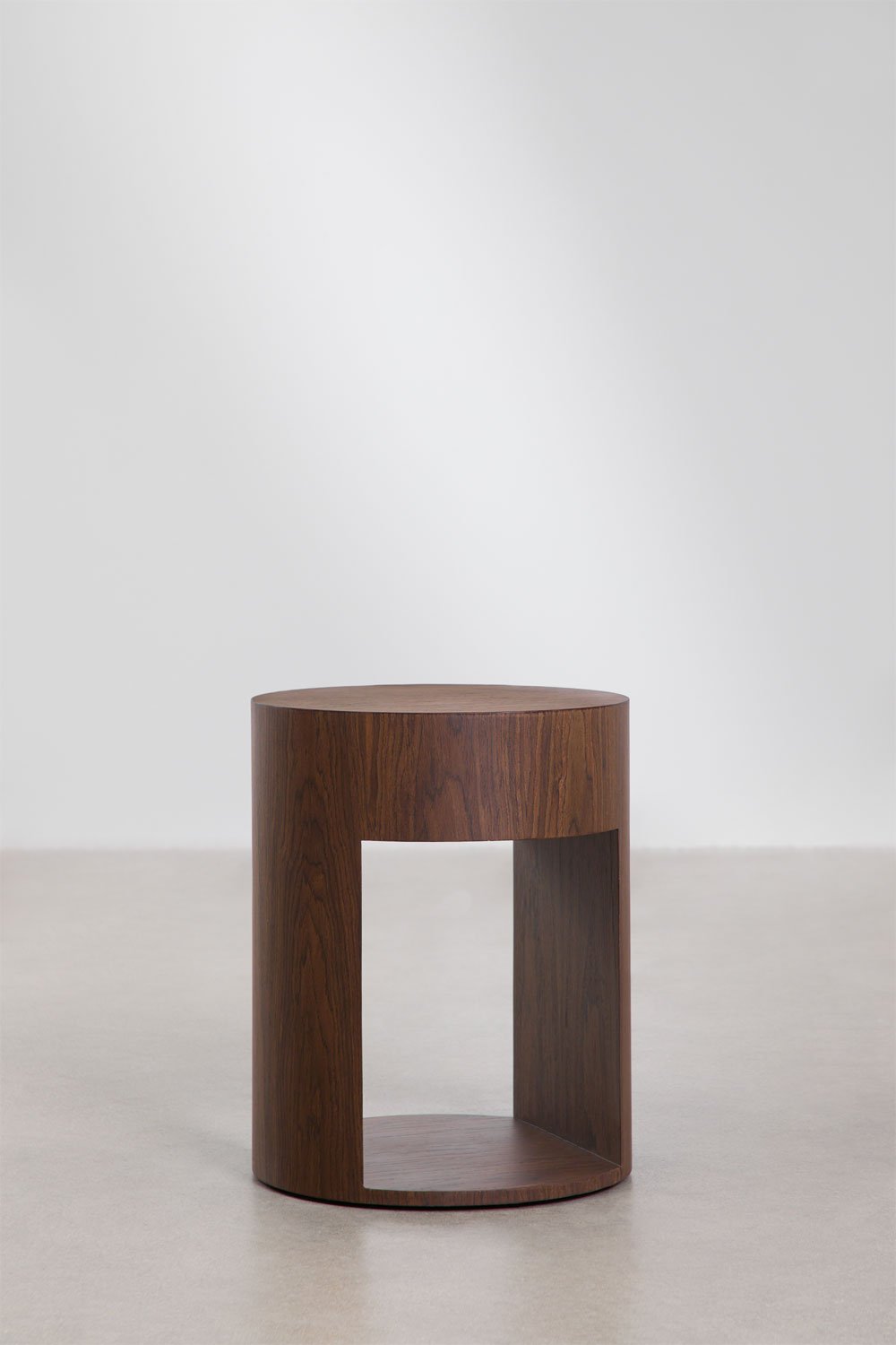 Mesa auxiliar redonda Ø40 cm en MDF Adrido, imagen de galer&iacute;a 2