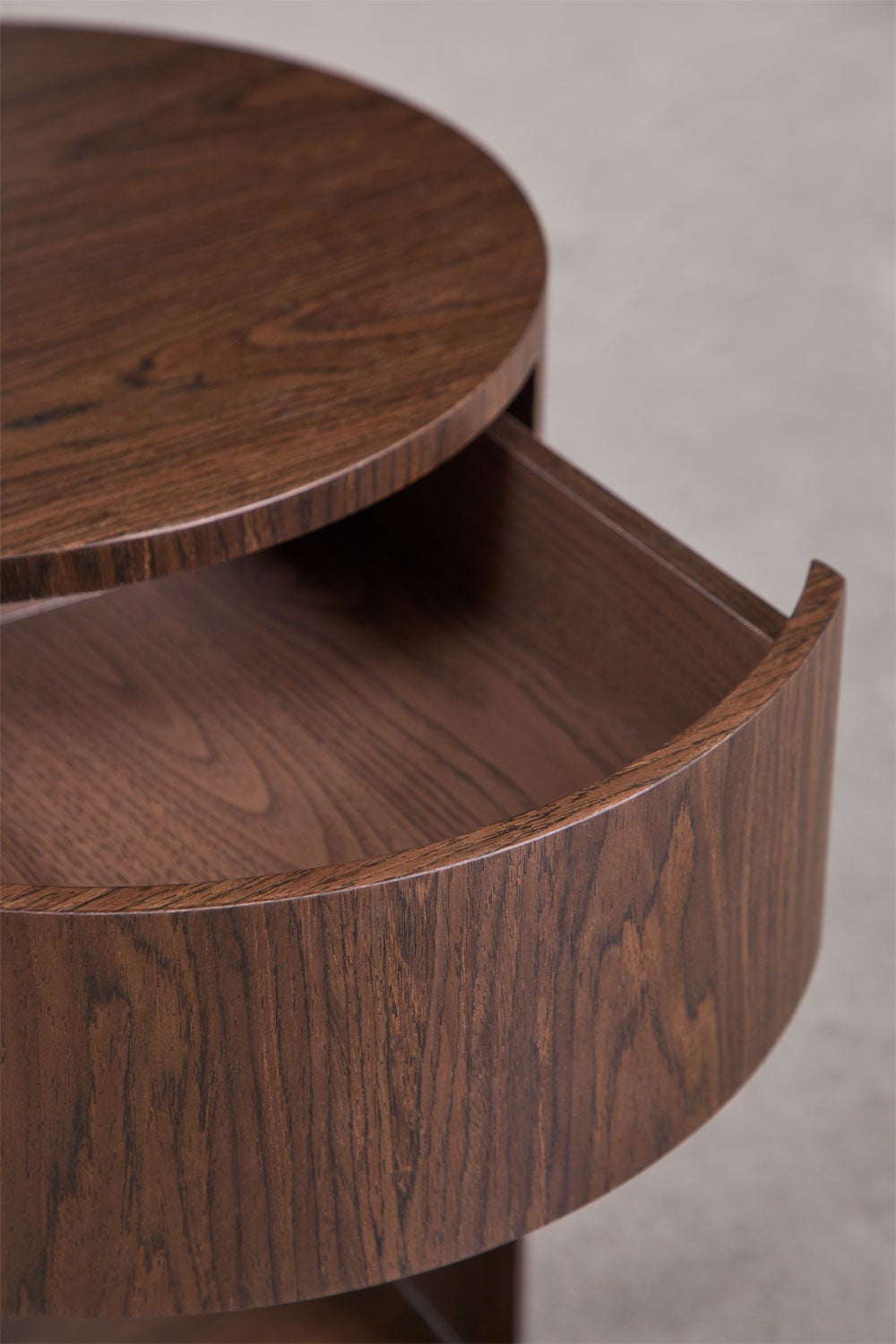 Mesa auxiliar redonda Ø40 cm en MDF Adrido, imagen de galer&iacute;a 3