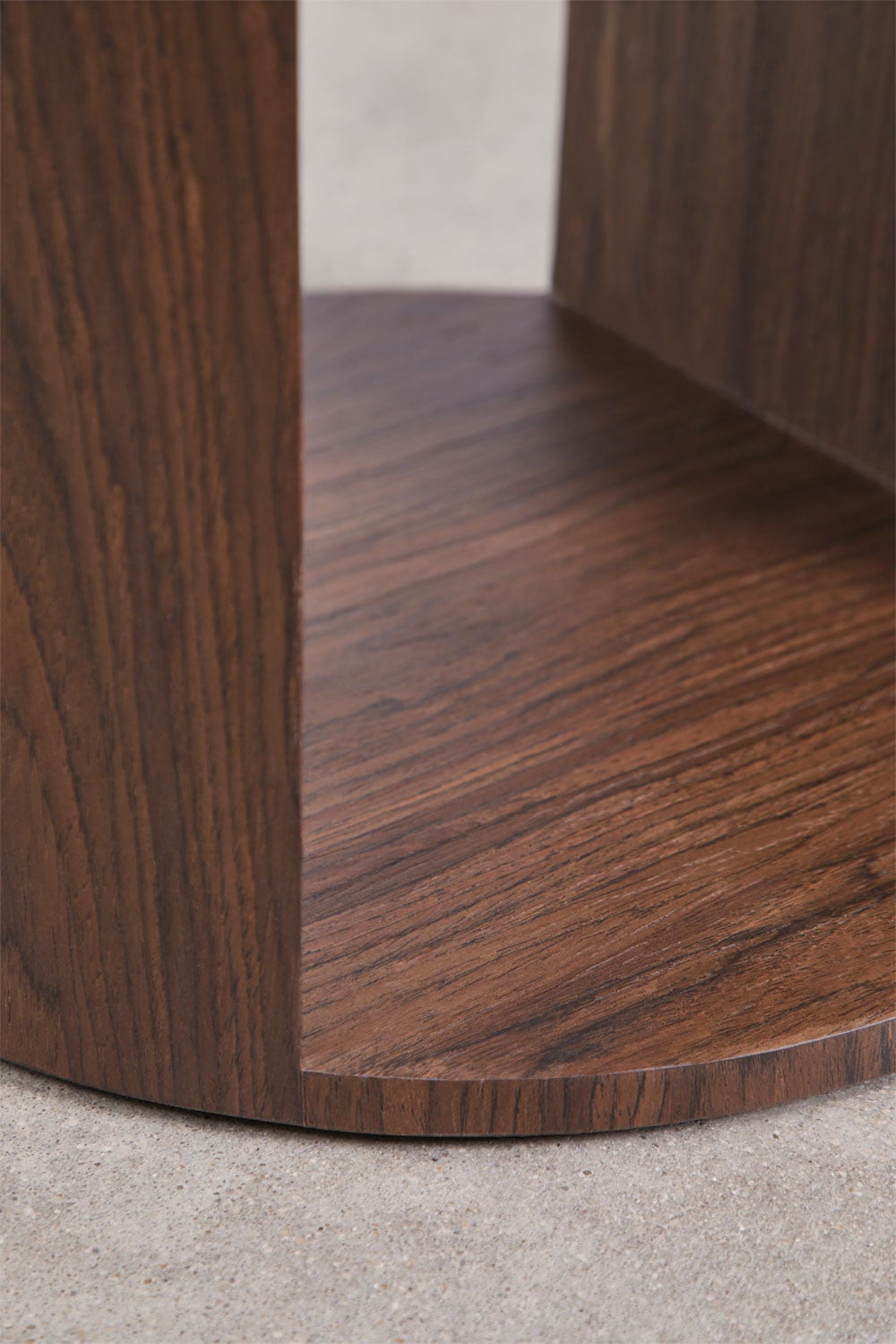 Mesita de noche redonda Ø40 cm en MDF Adrido, imagen de galer&iacute;a 4