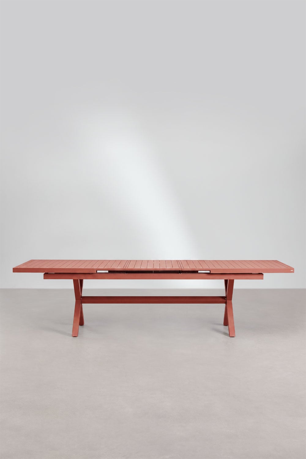 Mesa de jardín rectangular extensible en aluminio Karena, imagen de galer&iacute;a 6