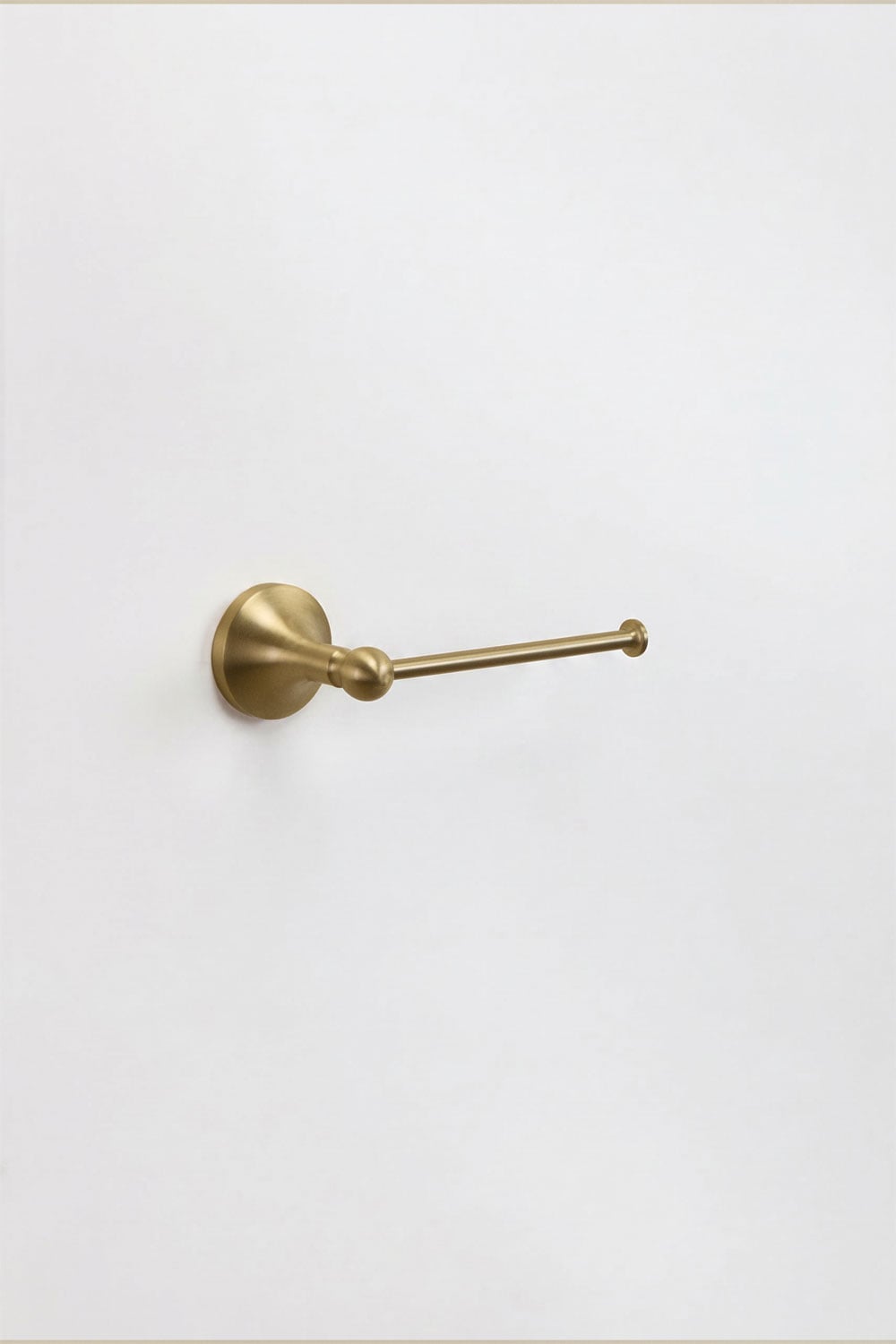Portarrollos para baño en acero inoxidable dorado cepillado Alejandra, imagen de galer&iacute;a 1