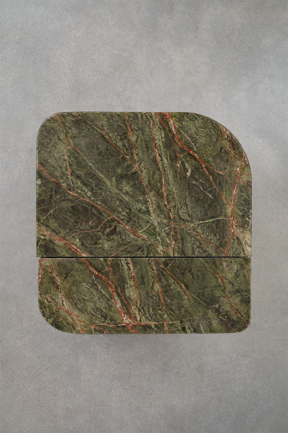 Mesa de centro 90x90 cm en piedra natural y madera de mango Clotsh, imagen de galer&iacute;a 8