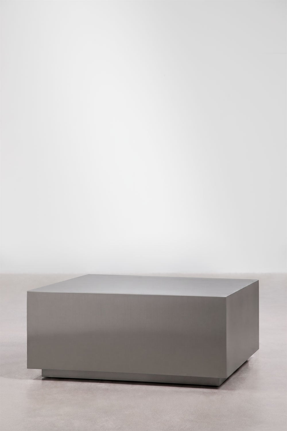 Mesa de centro rectangular 100x70 cm en acero inoxidable Iuraima, imagen de galer&iacute;a 4