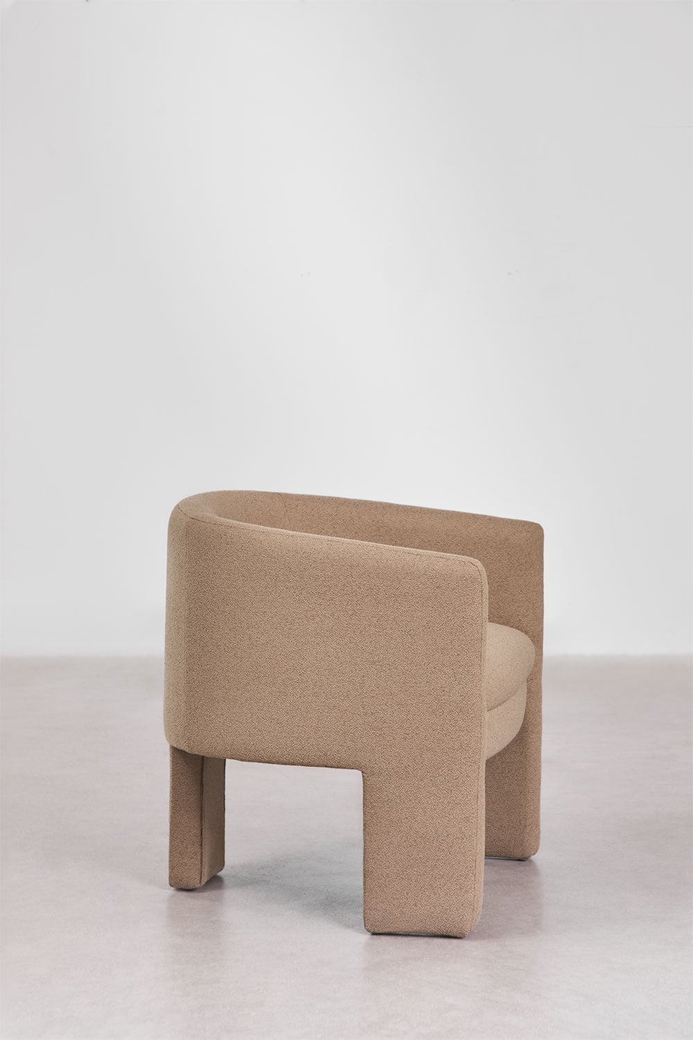Silla de comedor con reposabrazos tapizada Irati, imagen de galer&iacute;a 2
