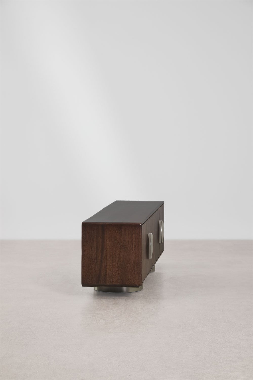 Mueble TV 180x40 cm en madera de mango y acero inoxidable Melisand , imagen de galer&iacute;a 2
