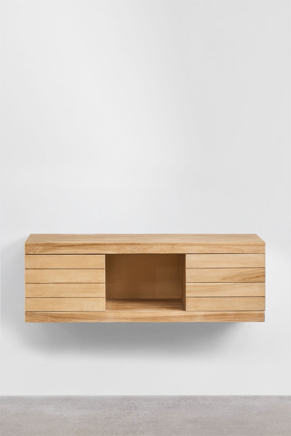 Conjunto de mueble de baño en madera de teca Olyvanna, imagen de galer&iacute;a 3