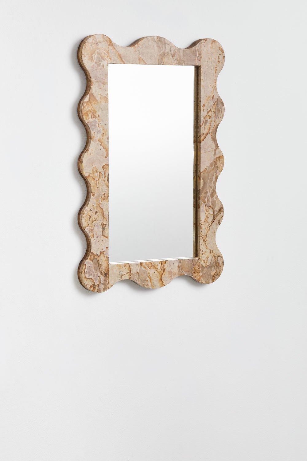 Espejo de pared rectangular en mármol Bayaibe, imagen de galer&iacute;a 4