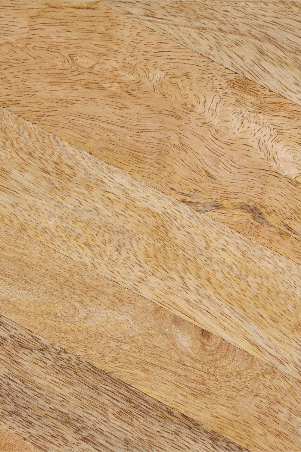 Mesita de noche Ø40 cm en madera de mango y hierro Piram, imagen de galer&iacute;a 4