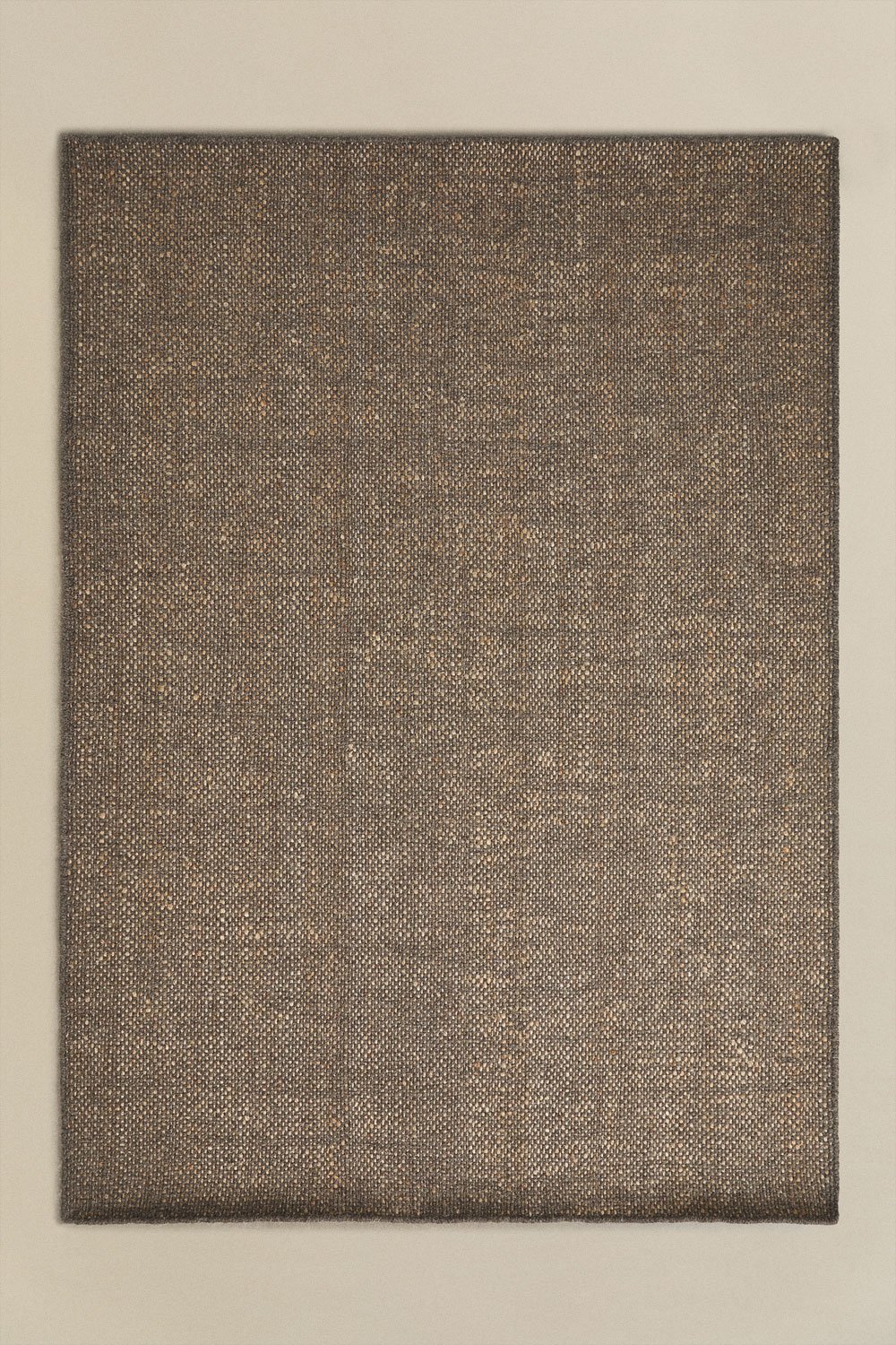 Alfombra rectangular en lana y yute Wamba, imagen de galer&iacute;a 1