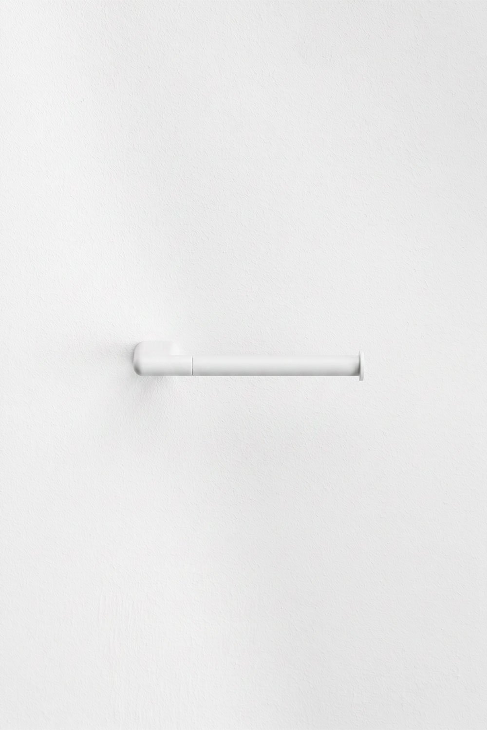 Portarrollos para baño en acero inoxidable y blanco Rovent, imagen de galer&iacute;a 3
