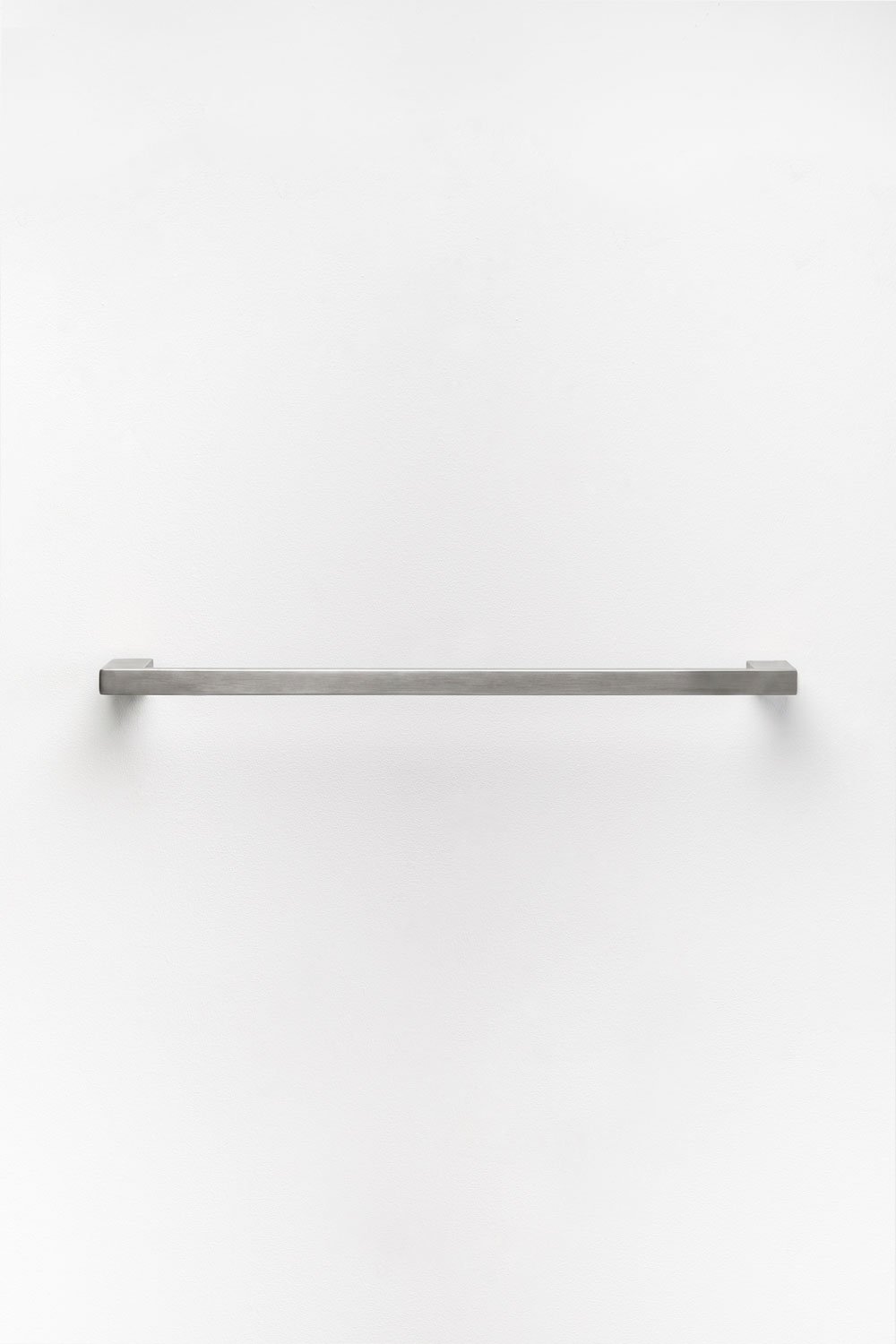 Toallero de pared con barra 60 cm para baño en acero inoxidable gris cepillado Olvam, imagen de galer&iacute;a 4
