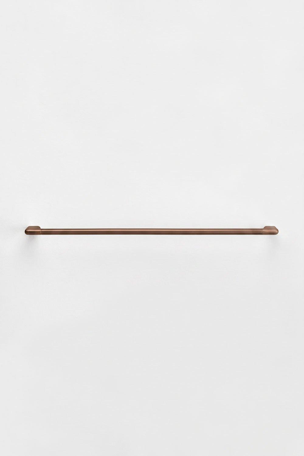 Toallero de pared con barra 60 cm para baño en acero inoxidable oro rosa cepillado Rovent, imagen de galer&iacute;a 4