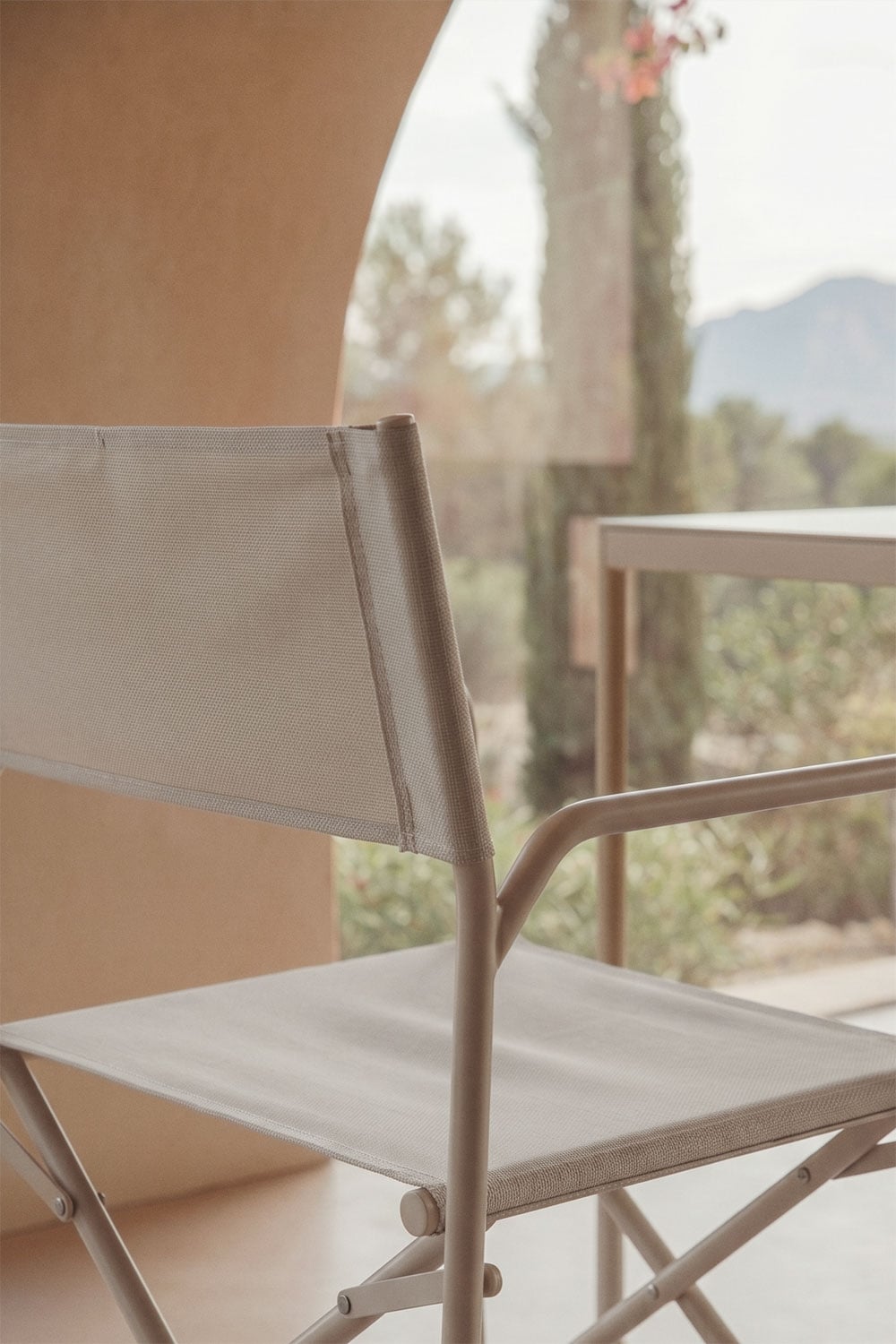 Silla de director plegable en acero Melida , imagen de galer&iacute;a 2