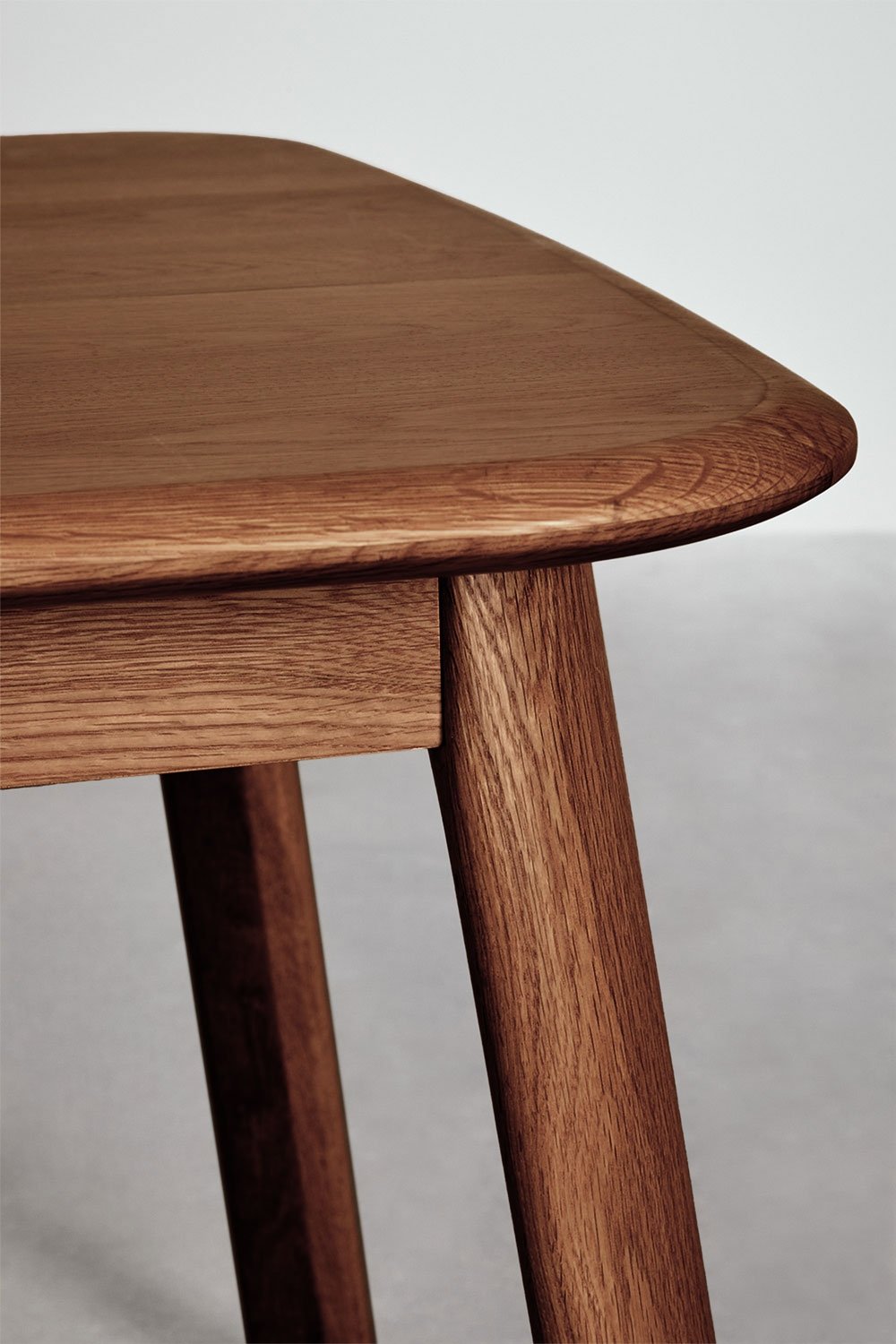 Mesa de comedor rectangular 220-320x95 cm extensible en madera Treveris, imagen de galer&iacute;a 8