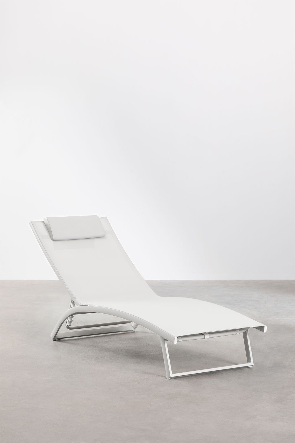 Tumbona reclinable en aluminio con cojín Dulem , imagen de galer&iacute;a 2