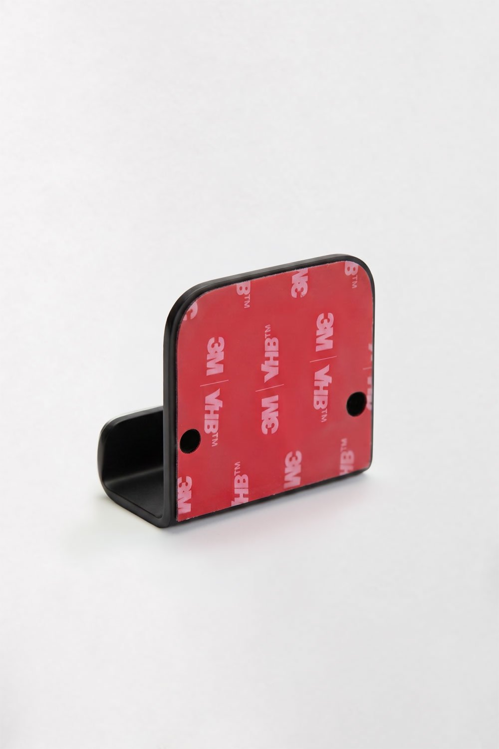Percha adhesiva para baño en acero inoxidable negro mate Ondreli, imagen de galer&iacute;a 4