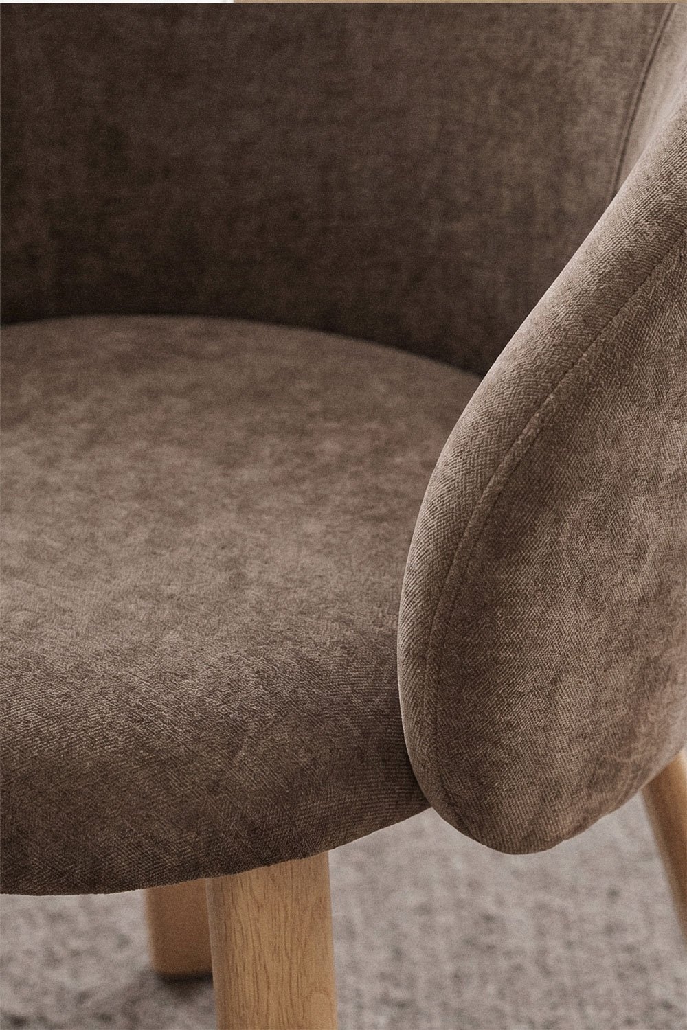Silla de comedor tapizada Nairea, imagen de galer&iacute;a 2