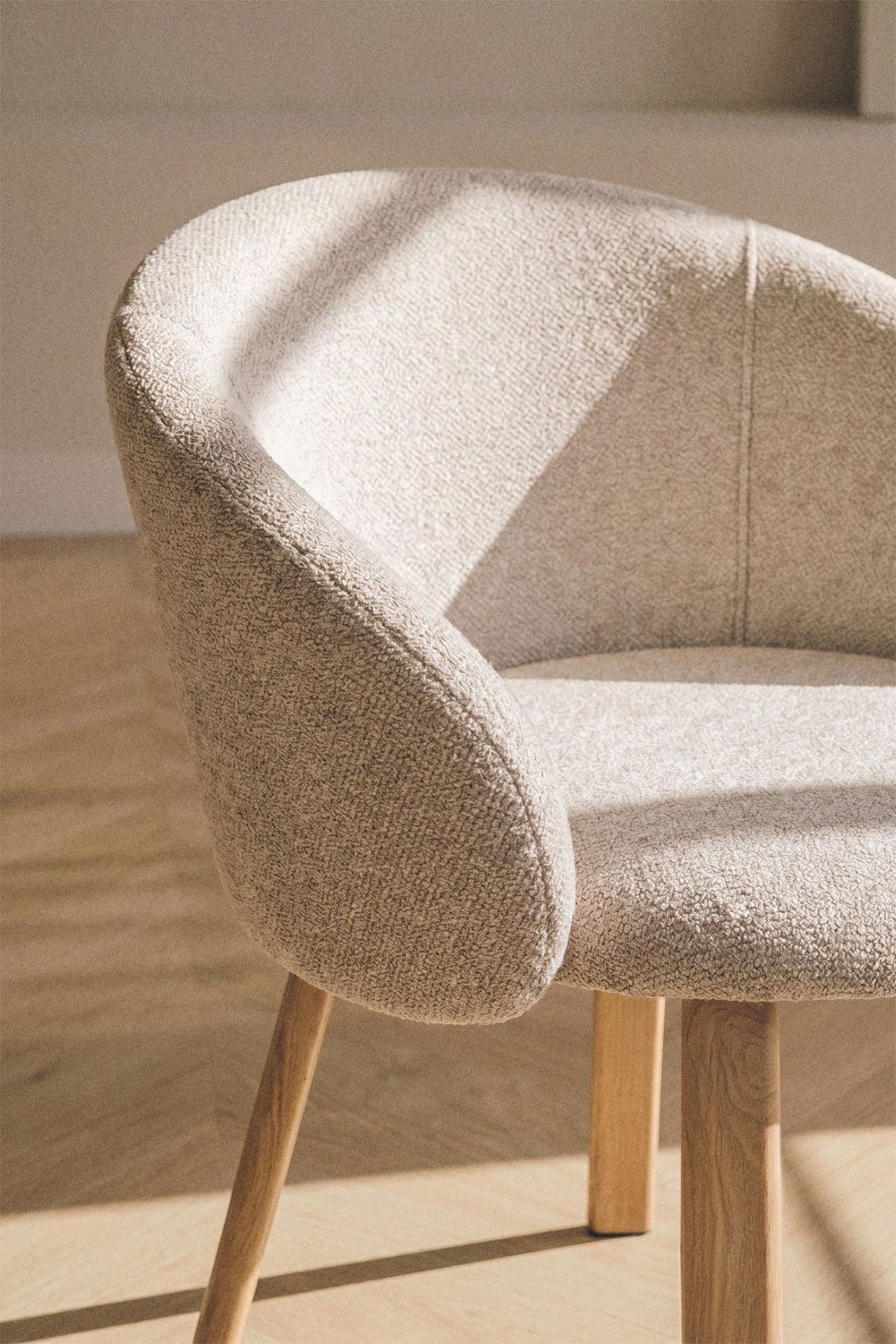 Silla de comedor tapizada Nairea, imagen de galer&iacute;a 2