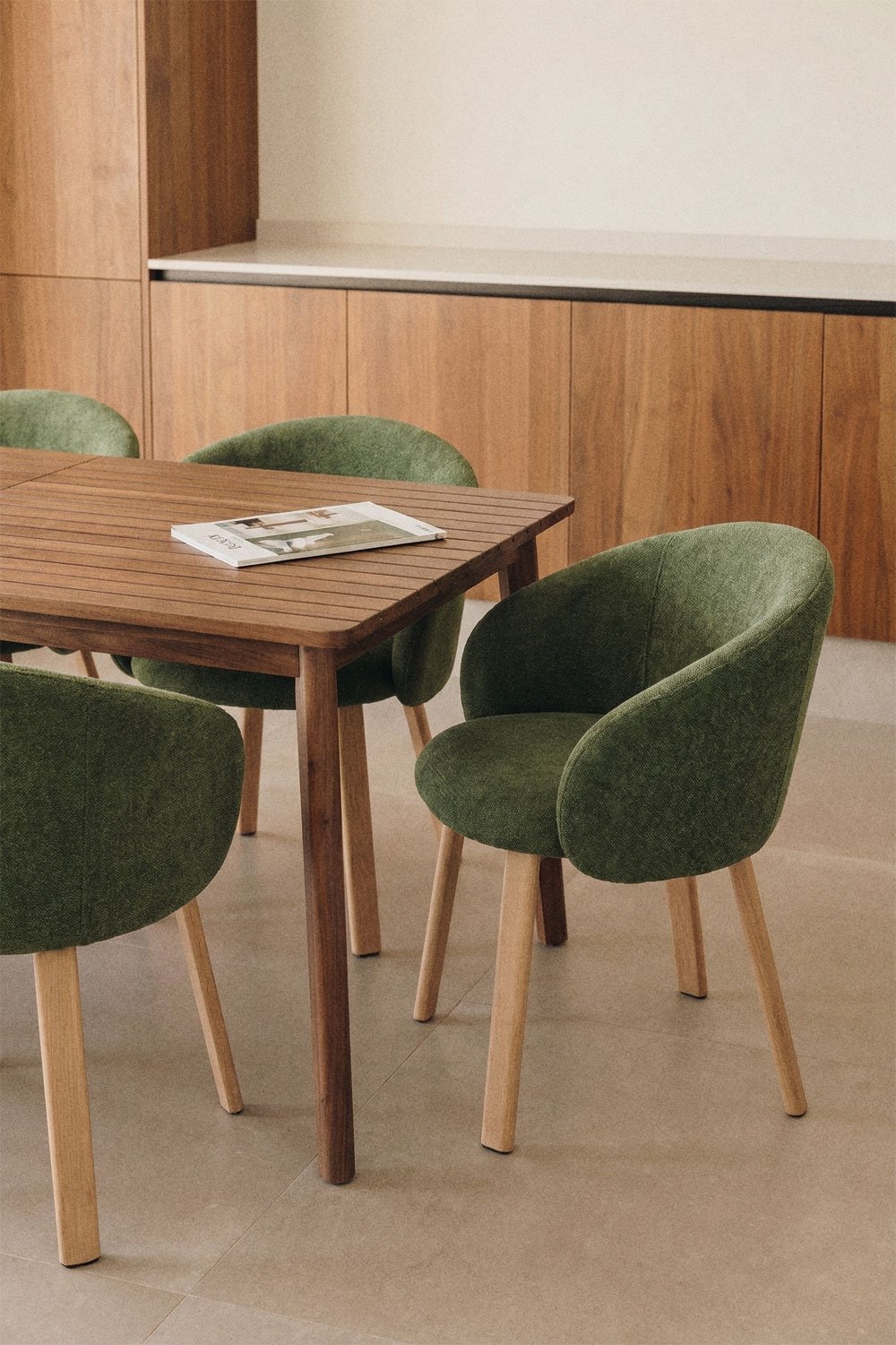 Silla de comedor tapizada Nairea, imagen de galer&iacute;a 1