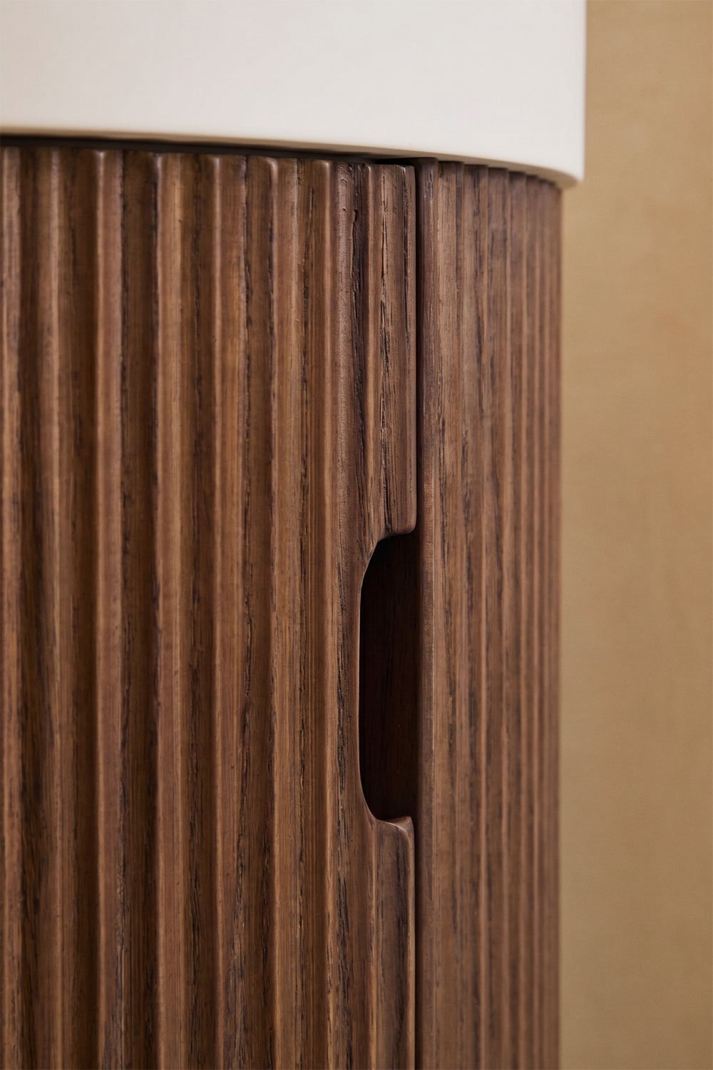 Conjunto de mueble de baño Ø40 cm en madera con lavabo integrado Freia, imagen de galer&iacute;a 2