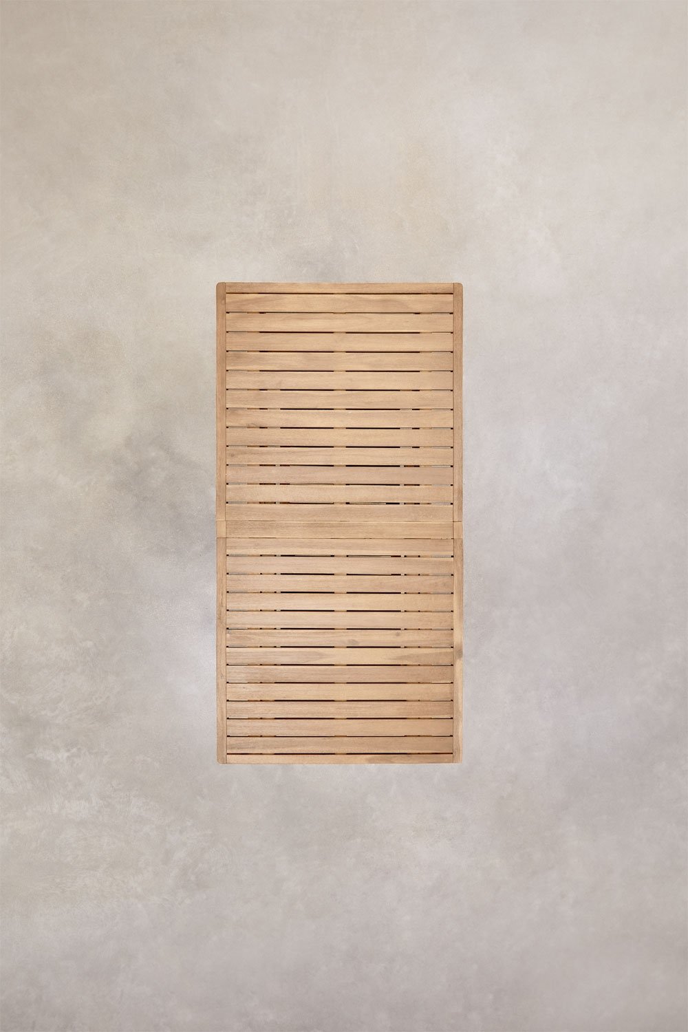 Mesa de jardín rectangular 200-260-320x100 cm extensible en madera de acacia rústica Dubai, imagen de galer&iacute;a 9