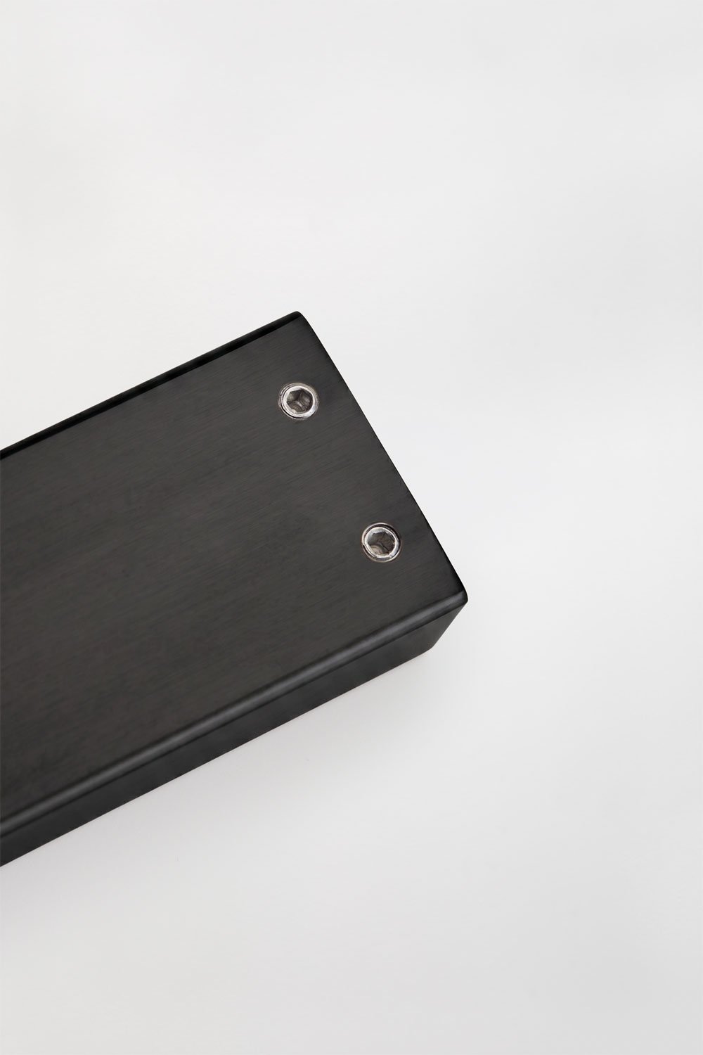 Toallero de pared con barra 30 cm para baño en acero inoxidable negro mate Olvam, imagen de galer&iacute;a 7