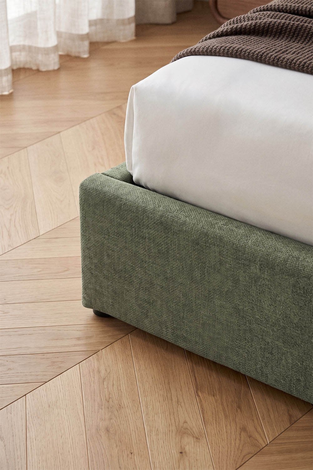 Cama con canapé abatible tapizada Abiel, imagen de galer&iacute;a 2