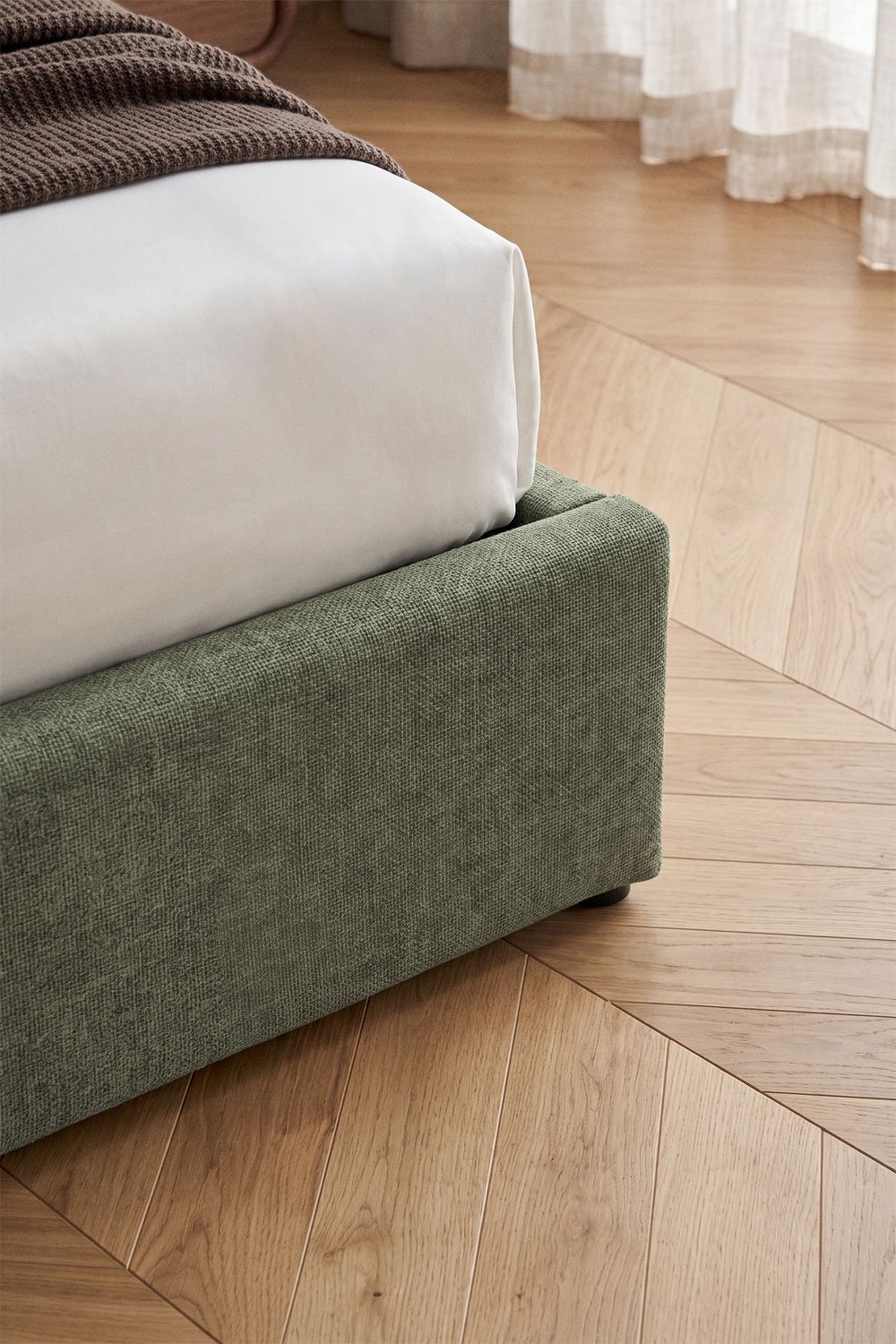 Cama con canapé abatible tapizada Abiel, imagen de galer&iacute;a 2