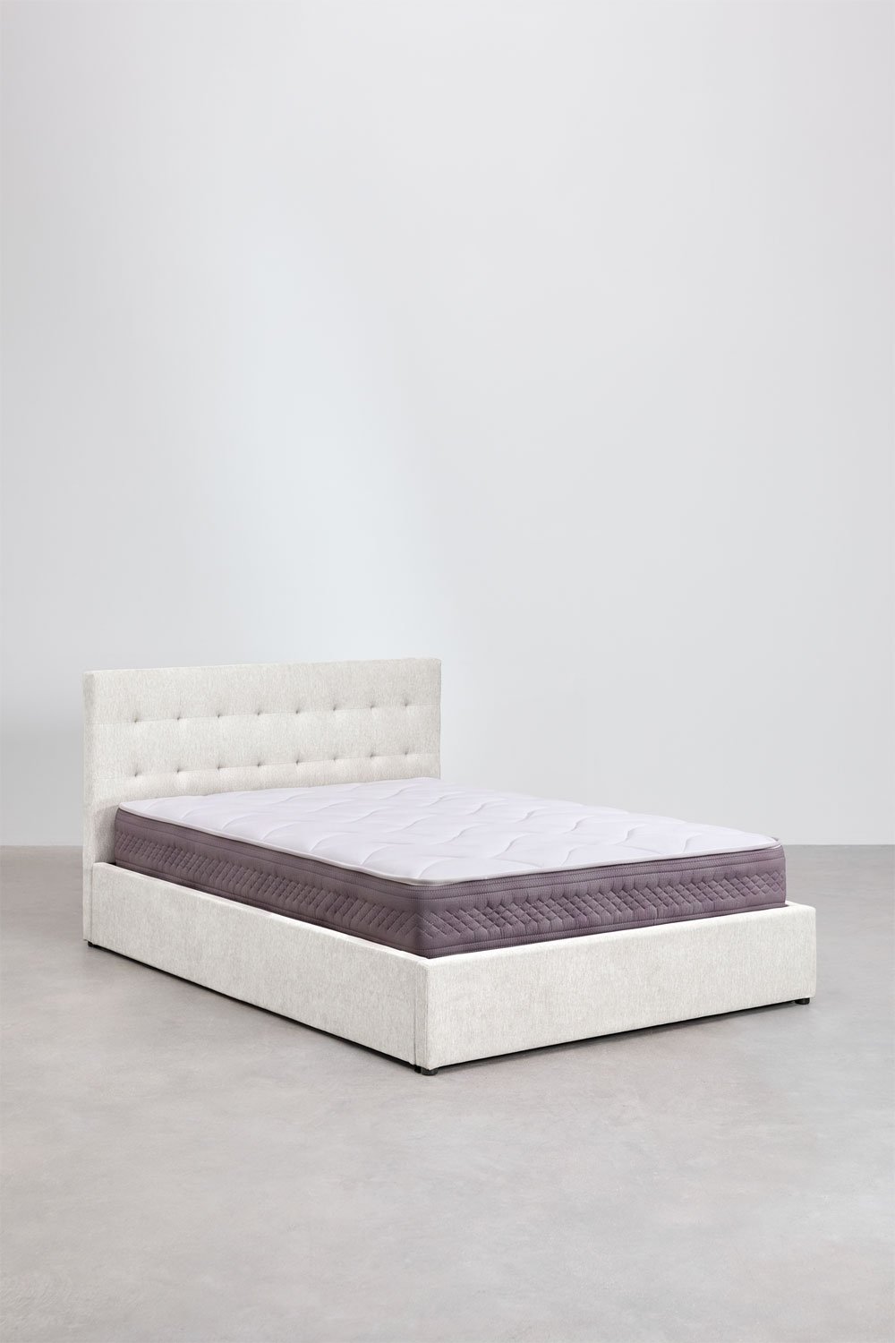 Cama con canapé abatible tapizada Abiel, imagen de galer&iacute;a 3