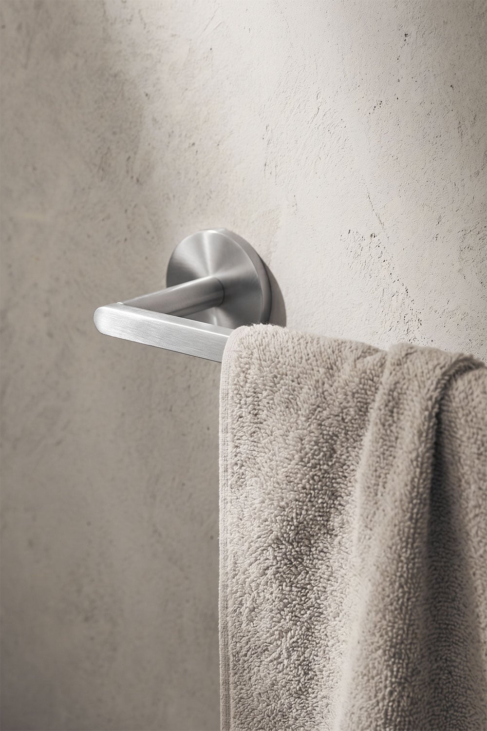 Toallero adhesivo de pared con barra para baño en acero inoxidable Caldrumi, imagen de galer&iacute;a 2