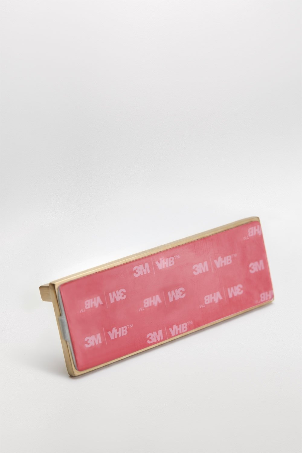 Percha adhesiva para baño en acero inoxidable dorado cepillado Jalter, imagen de galer&iacute;a 4