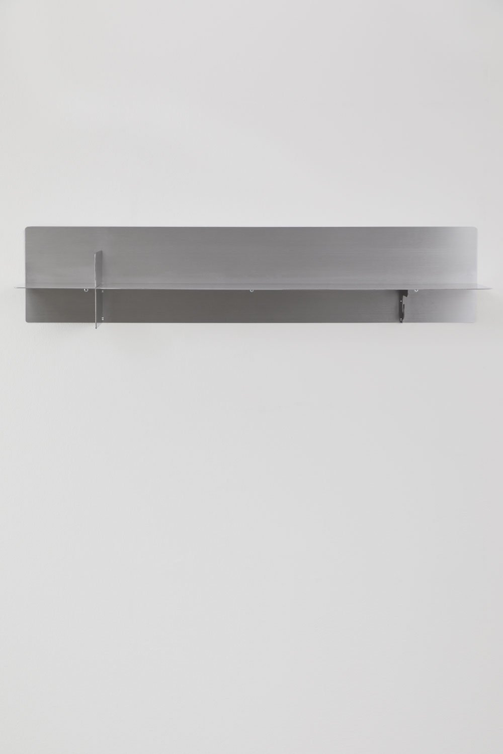 Pack de 2 estantes de pared en acero inoxidable Nolvia, imagen de galer&iacute;a 4