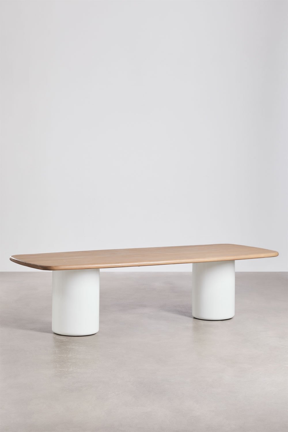 Mesa de jardín rectangular 270x110 cm en madera de acacia Bogota, imagen de galer&iacute;a 3