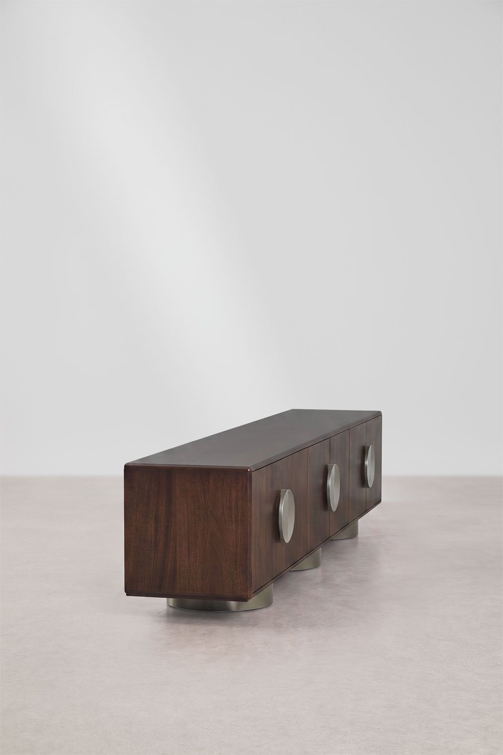 Mueble TV en madera de mango y acero inoxidable Melisand , imagen de galer&iacute;a 4