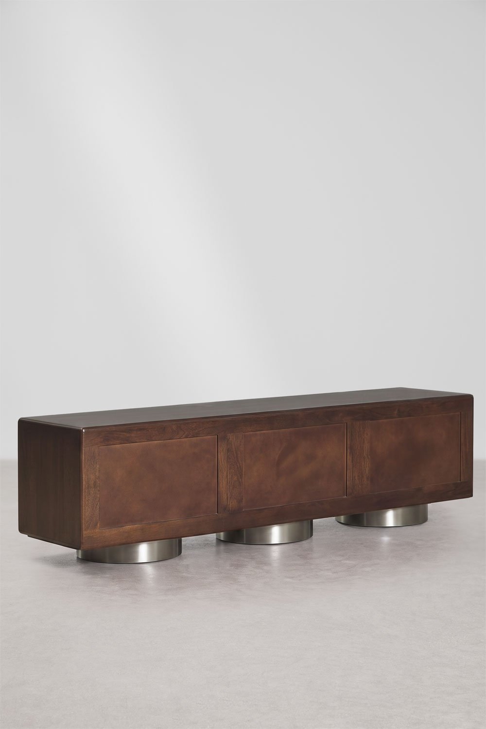 Mueble TV en madera de mango y acero inoxidable Melisand , imagen de galer&iacute;a 6