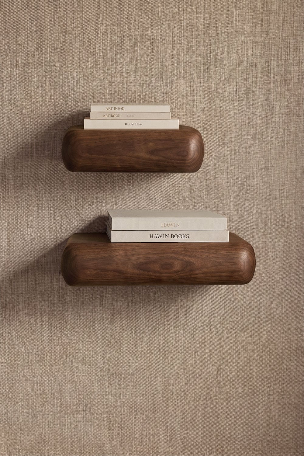 Set de 2 estantes de pared en madera Carmen, imagen de galer&iacute;a 1
