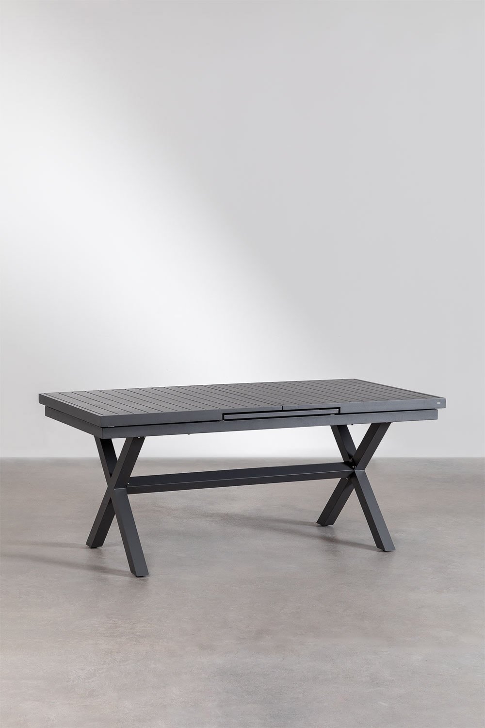 Mesa de jardín rectangular extensible en aluminio Karena, imagen de galer&iacute;a 3