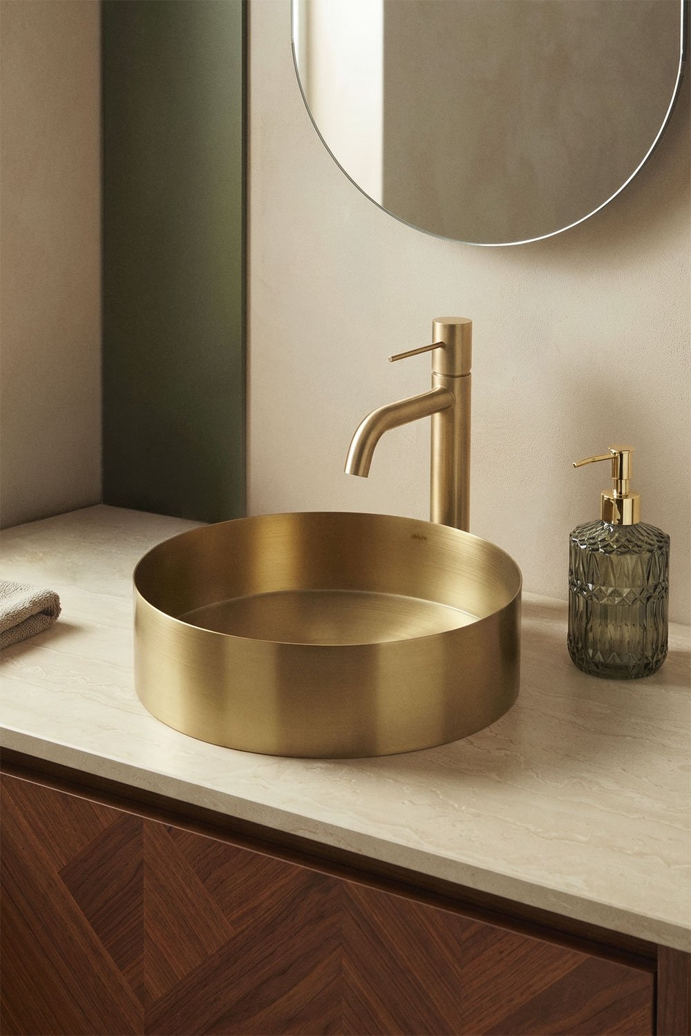 Lavabo redondo Ø40 cm en acero inoxidable Lemia, imagen de galer&iacute;a 1