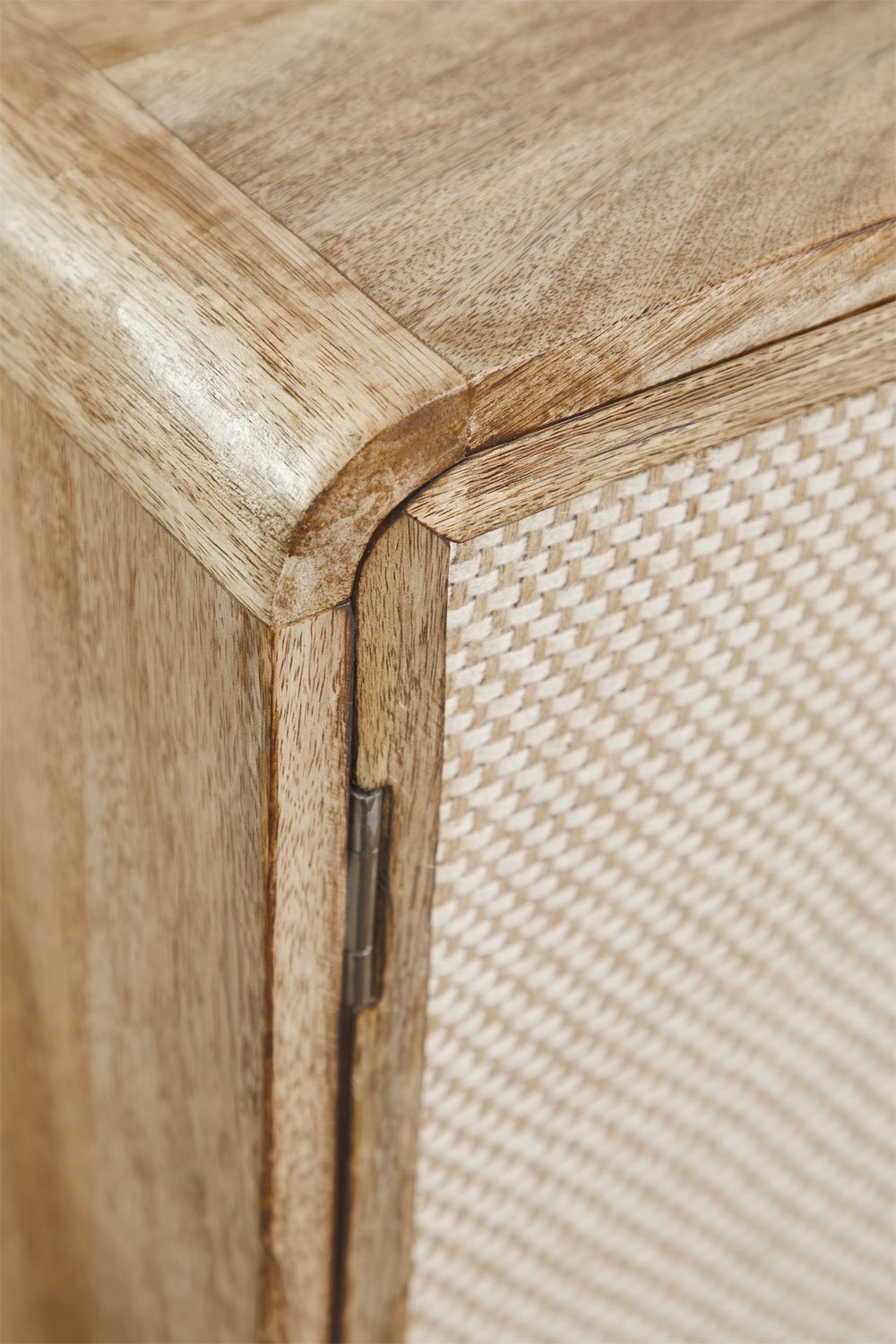 Mueble TV 160x40 cm en madera de mango Abrams, imagen de galer&iacute;a 9