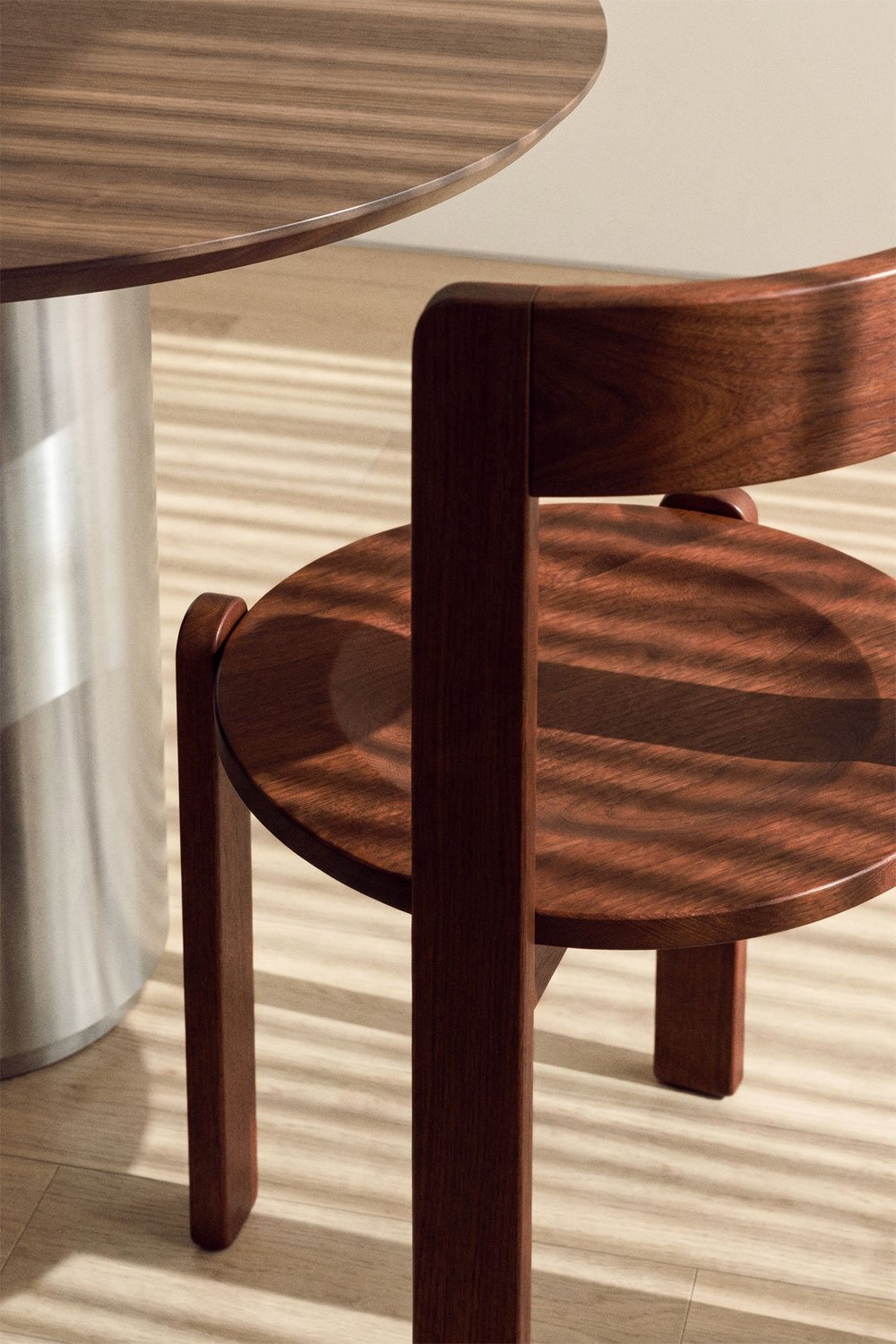 Silla de comedor en madera de roble Noreli, imagen de galer&iacute;a 2