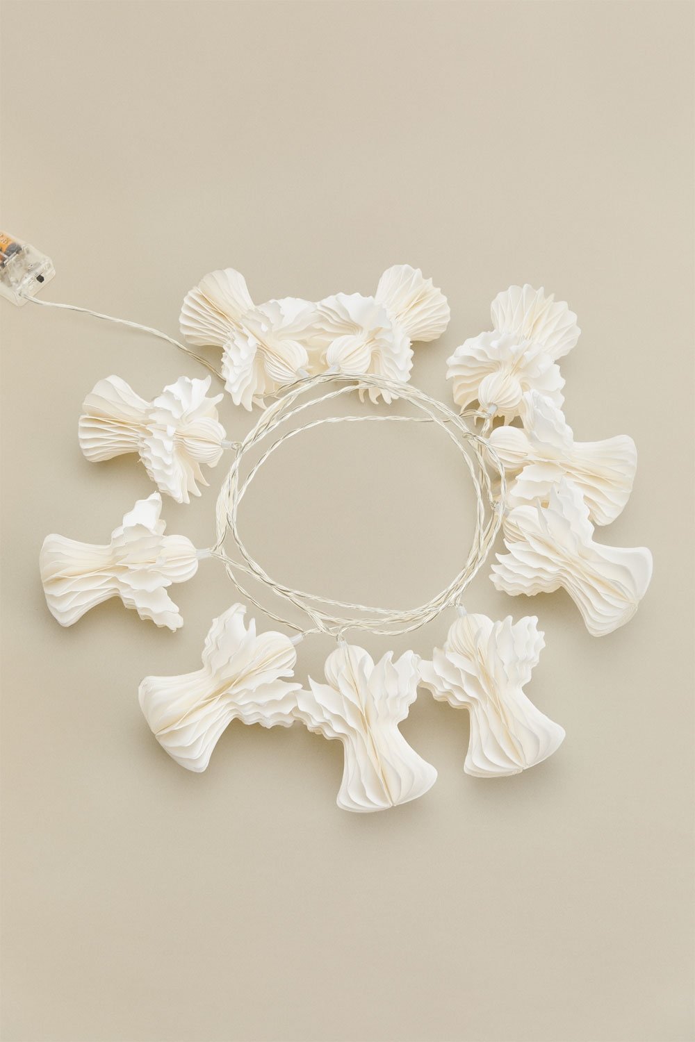 Guirnalda decorativa con luces LED en papel Melsi, imagen de galer&iacute;a 5