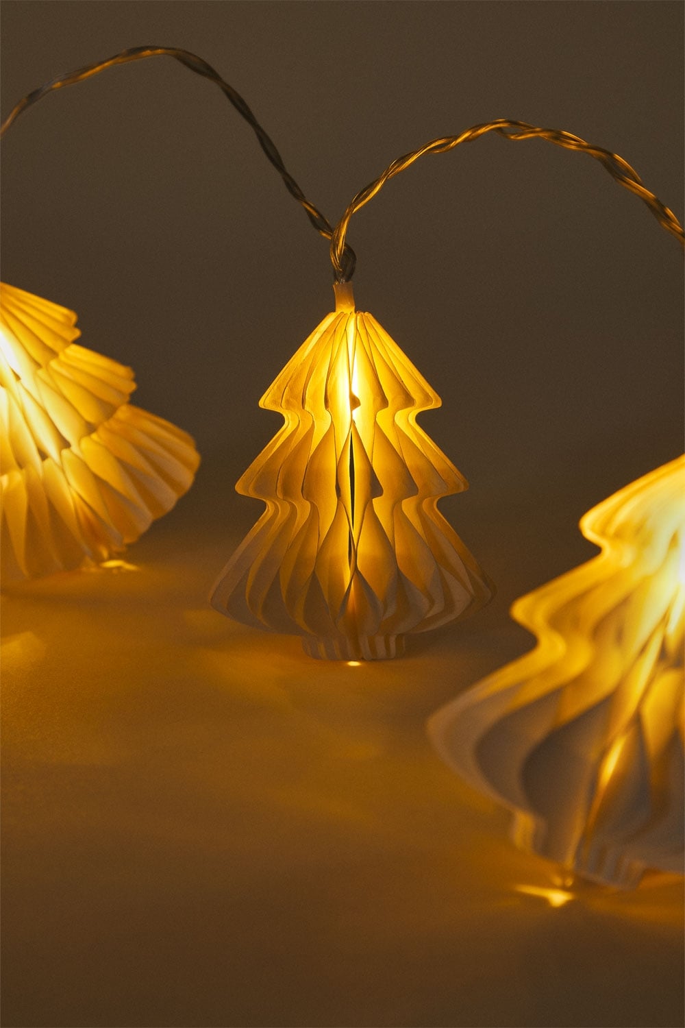 Guirnalda decorativa con luces LED en papel Vamei, imagen de galer&iacute;a 6