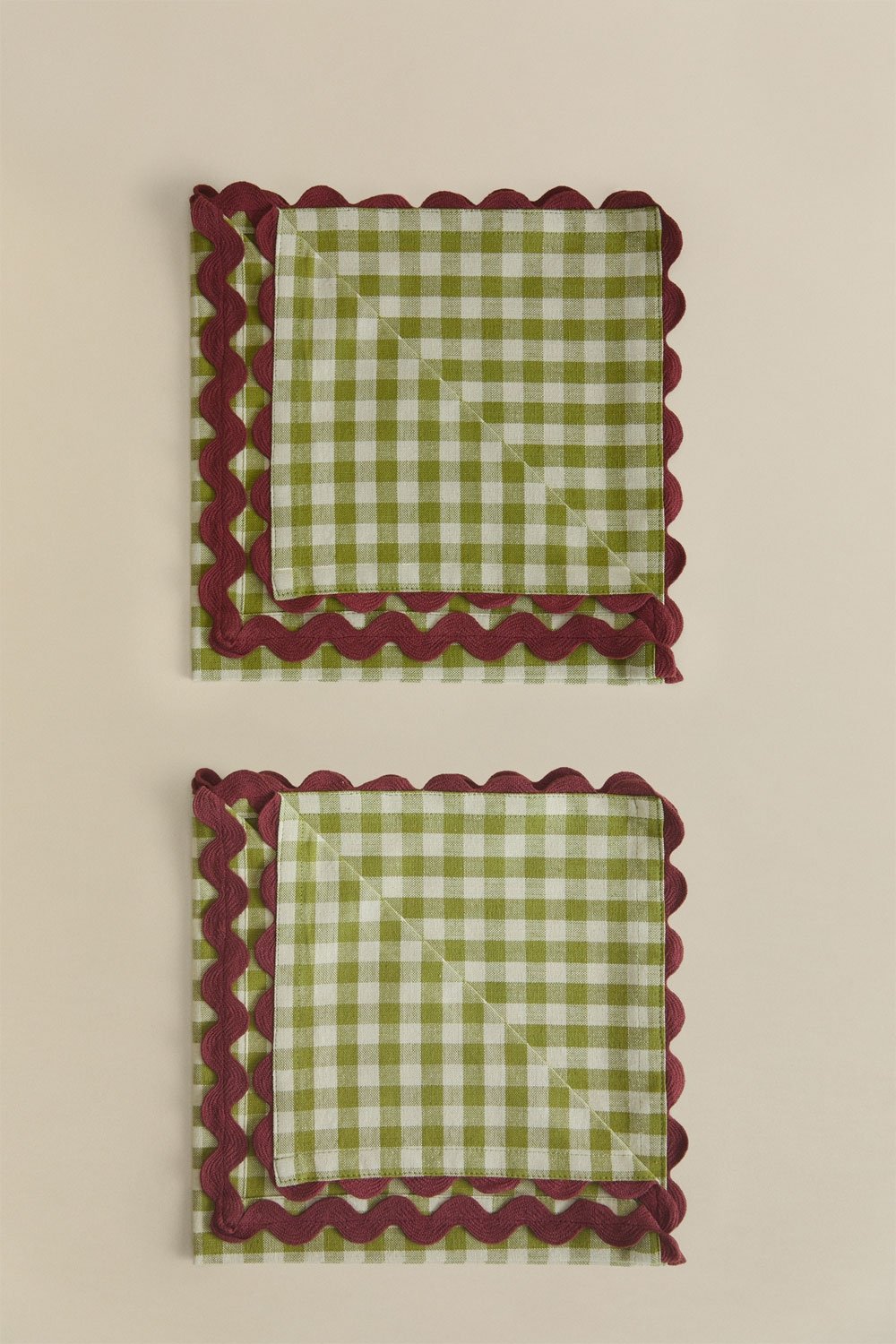 Pack de 2 servilletas en algodón Isvel , imagen de galer&iacute;a 3