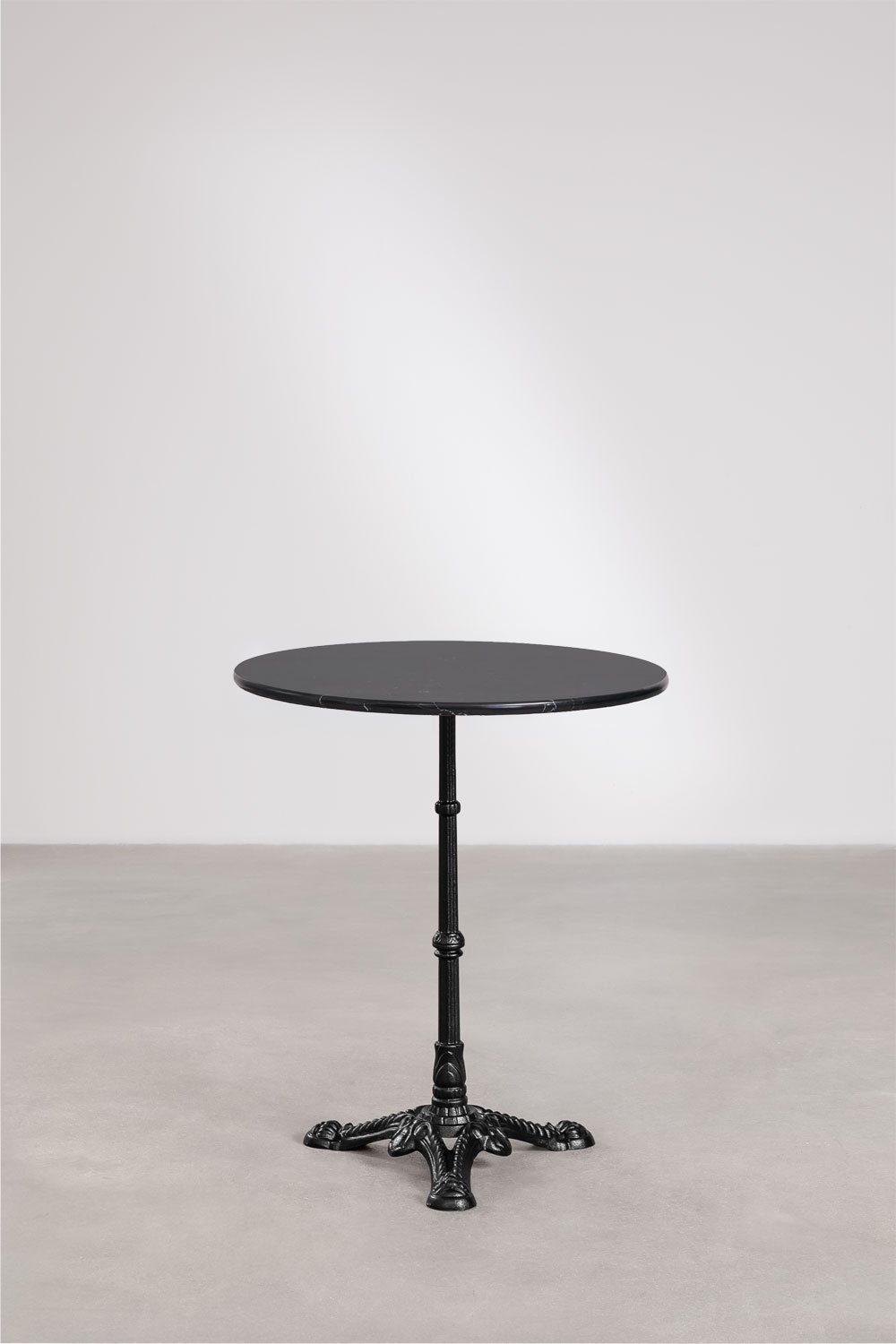 Mesa de bar redonda Ø60cm en piedra natural Azteca, imagen de galer&iacute;a 2