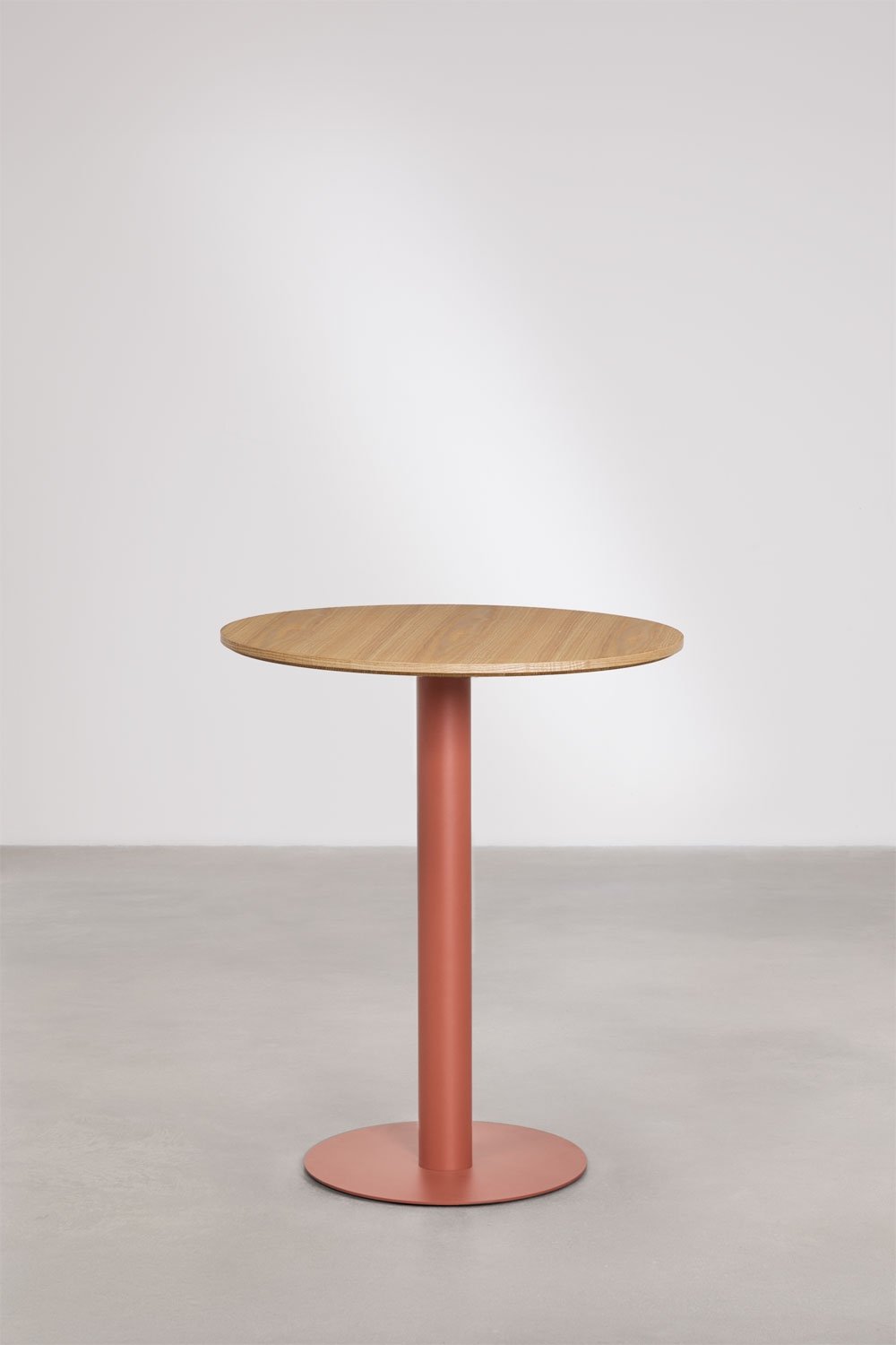 Mesa de bar redonda en MDF Xiren, imagen de galer&iacute;a 1