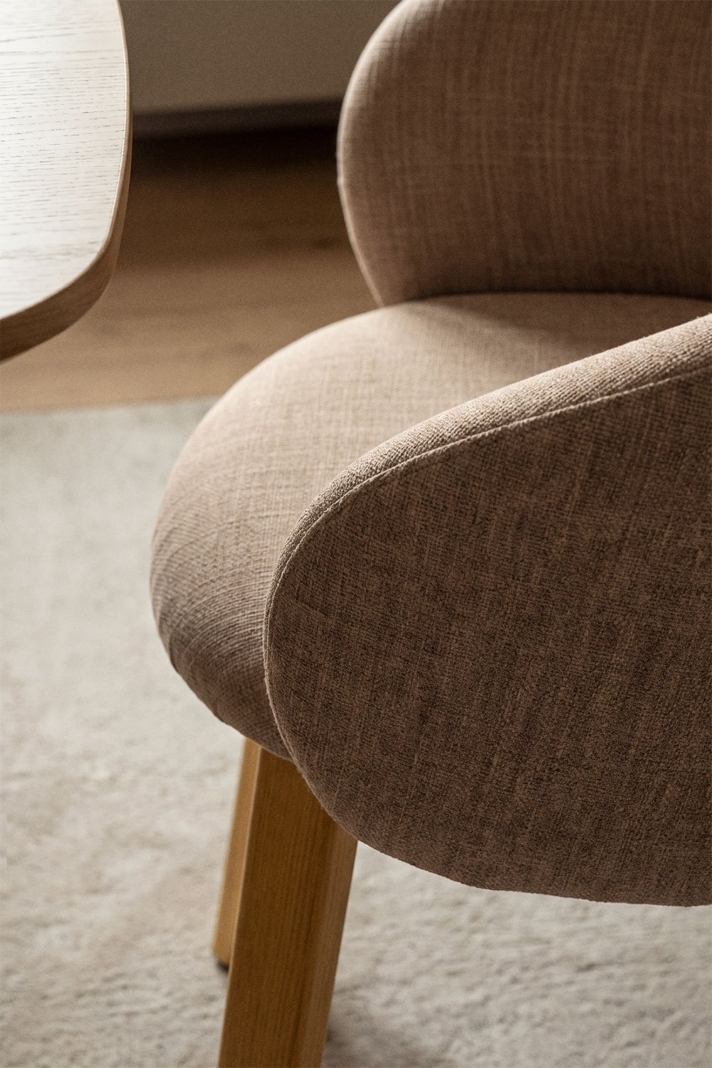 Silla de comedor tapizada Nairea, imagen de galer&iacute;a 2